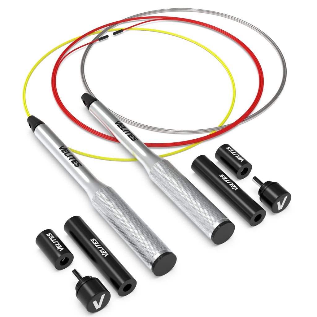 Quad Carbon Hand Grips + Jump Rope Fire 2.0 – Velites USA