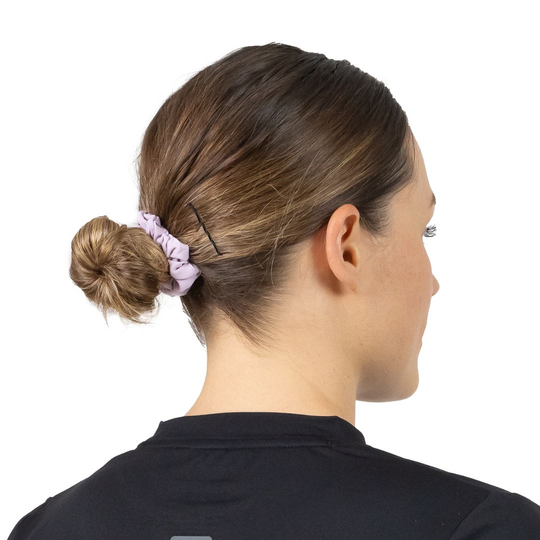 Bunte Scrunchie-Haargummis